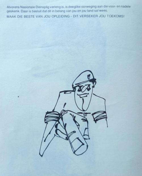 SADF 1973 Troepie Sê Troopie Says lot of 3 conscription propaganda booklets - rare