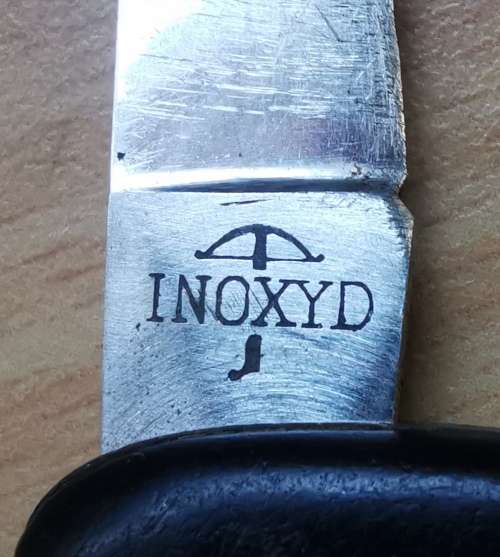Vintage Swiss-made Elsener Inoxyd (Victorinox) 2-blade Omega pocket knife