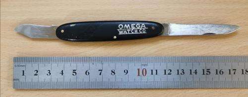 Vintage Swiss-made Elsener Inoxyd (Victorinox) 2-blade Omega pocket knife