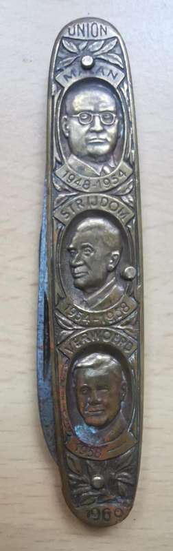 50 year anniversary of the SA Union 1910-1960 Carl Schlieper Solingen knife
