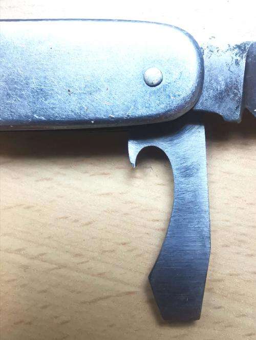 SADF stainless steel 4-tool knife with Union Defence Force military mark