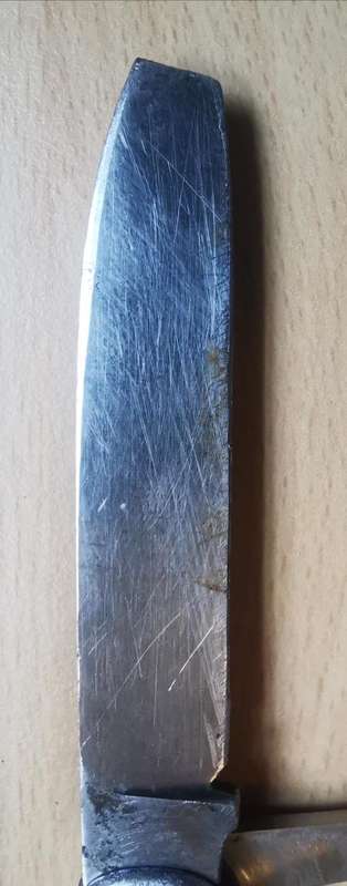 SADF stainless steel 4-tool knife with Union Defence Force military mark