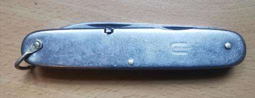 SADF stainless steel 4-tool knife with Union Defence Force military mark