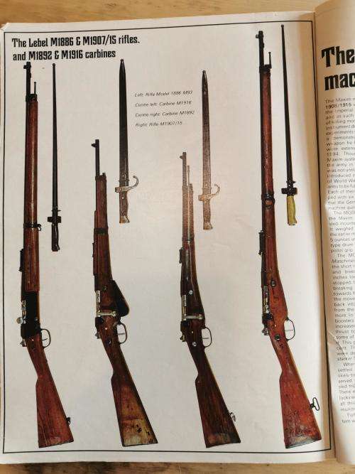 English extract of the Handbook of the Nazi Party (Organisationsbuch der NSDAP) + infantry weapons