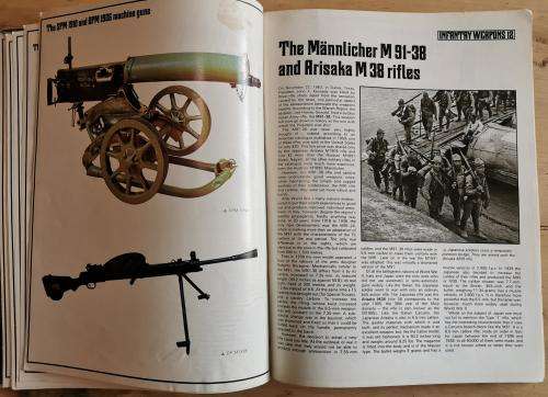 English extract of the Handbook of the Nazi Party (Organisationsbuch der NSDAP) + infantry weapons