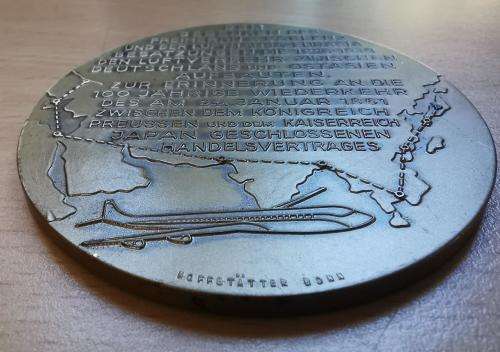 Large 1961 Lufthanza German airlines Far East Service medallion