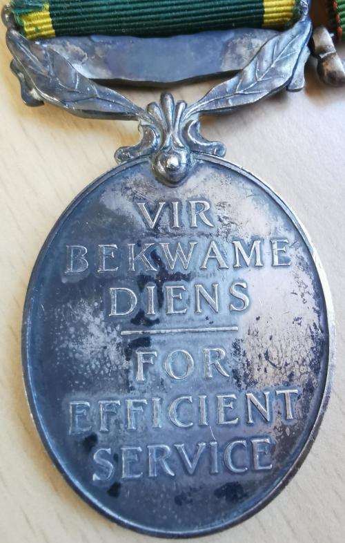 WW2 group of 5 medals including Efficiency Medal