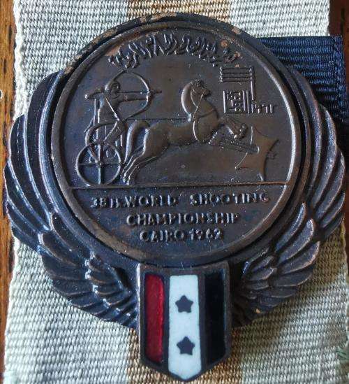 Cairo 1962 World Shooting Championships medal - Maitre-Tireur