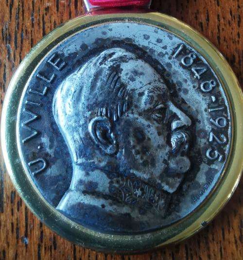 1961 Swiss Ulrich Wille shooting medal by Huguenin