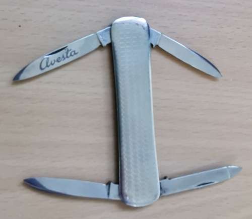 Vintage Emil Olsson Eskilstuna Sweden 4-blade pocket knife Avesta rostfrei
