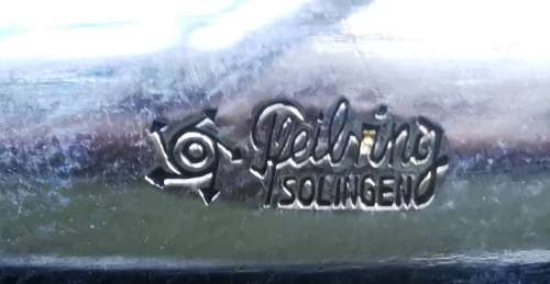 Vintage Muller and Schmidt Pfeilring Solingen rostfrei letter opener and knife - looks unused