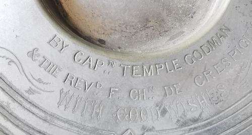 1868 Silver-Plated Stand by Captain Temple Godman