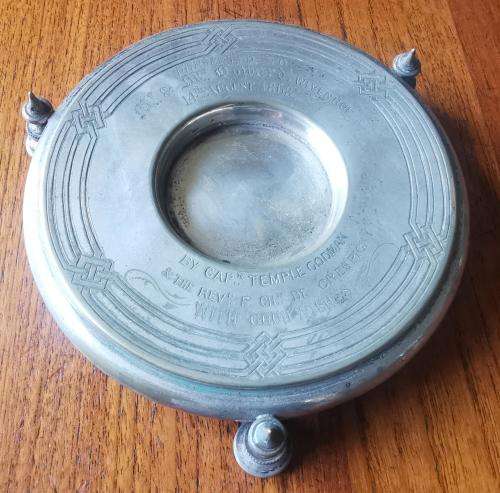 1868 Silver-Plated Stand by Captain Temple Godman