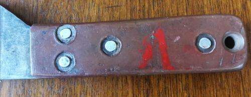 Rare Rhodesian BSAP Teka machete with scabbard