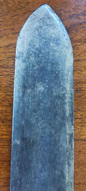 Rare Rhodesian BSAP Teka machete with scabbard
