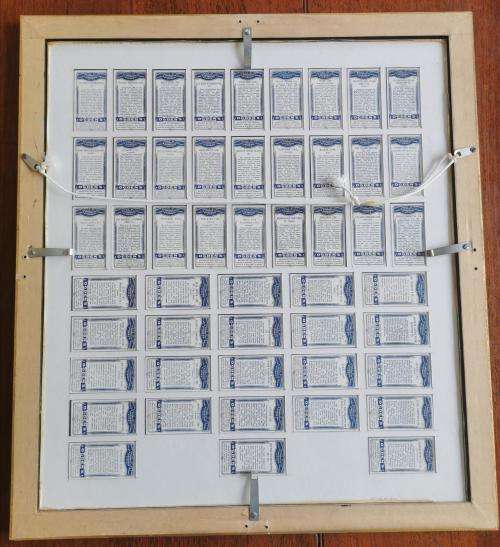 Ogden`s Cigarette Cards Flags and Funnels of Leading Steamship Lines 1906 full set of 50 - CV R4 000