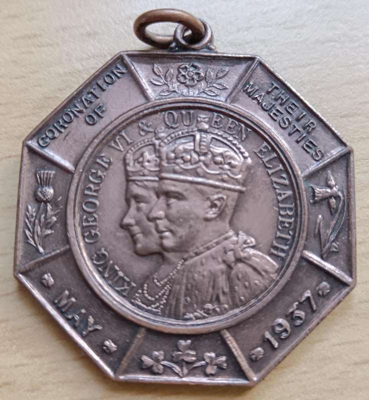 Society of Miniature Rifle Clubs 1937 Coronation Commemorative Competition medal - 1 of 2