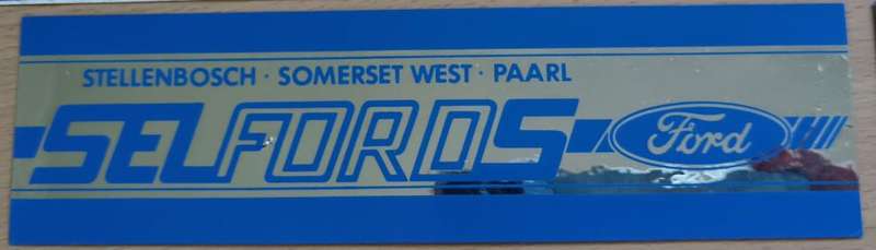 Lot of 6 vintage Ford-related car decal stickers