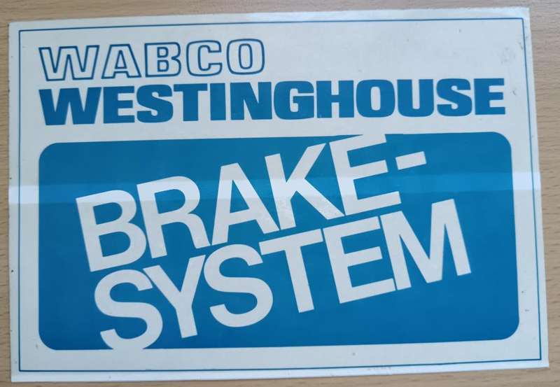 Lot of 5 vintage vehicle brakes advertising decal stickers