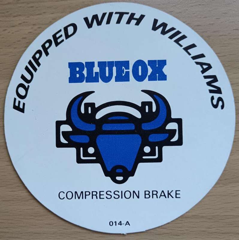 Lot of 5 vintage vehicle brakes advertising decal stickers