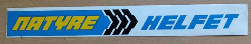 Vintage Natyre Helfet car tyre decal sticker
