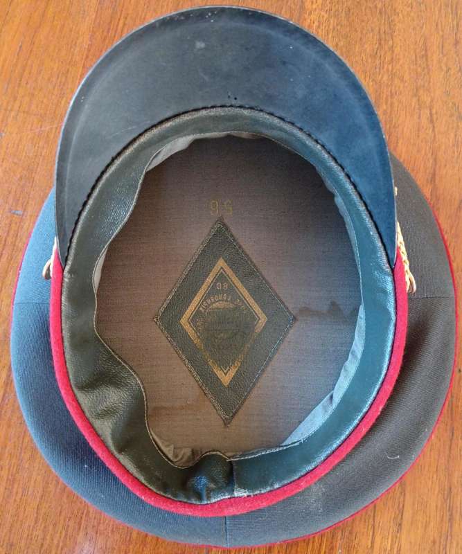 Soviet Russia police officer`s parade hat from the last years of the USSR 1977 to 1991