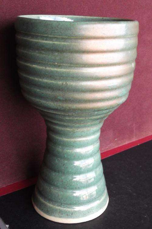Green vase