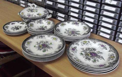 Lot of plates, bowls & serving dish - Egersund, Norway - one bid for all