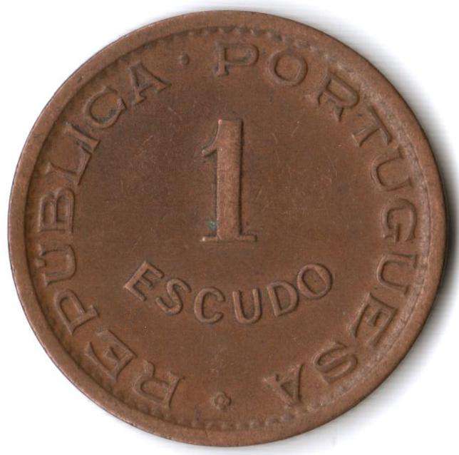 Mozambique 1 Escudo 1962 *rare* - only 600,000 minted