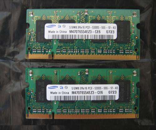 Samsung Laptop Memory 1GB DDR2 PC2 5300 667MHz SODIMM 200pin