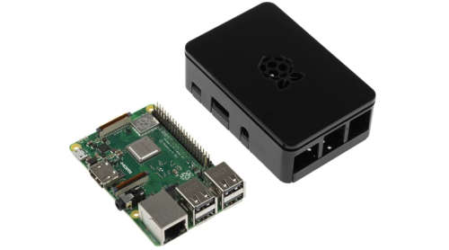 Raspberry Pi 3 Model B w/ Case & Power Adapter