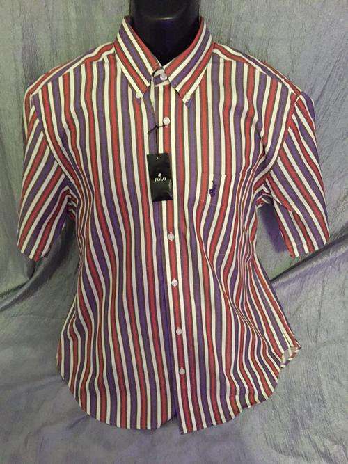 Polo Shirt 100% Athentic- Stripped with small ponny - FREE SHIPPING