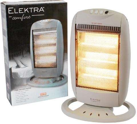 Elektra 3 Bar Halogen Heater