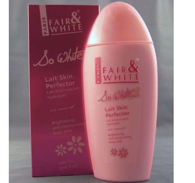 Fair and white, whitening body butter