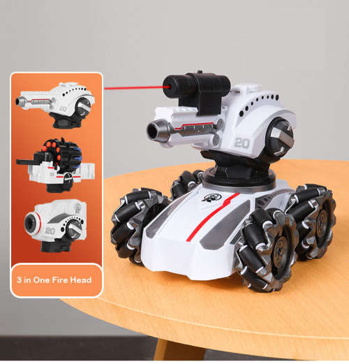 Radio control FIRE TANK 3 IN 1 FIRE HEAD CHANGEABLE - Best Christmas Toys - New in Bob