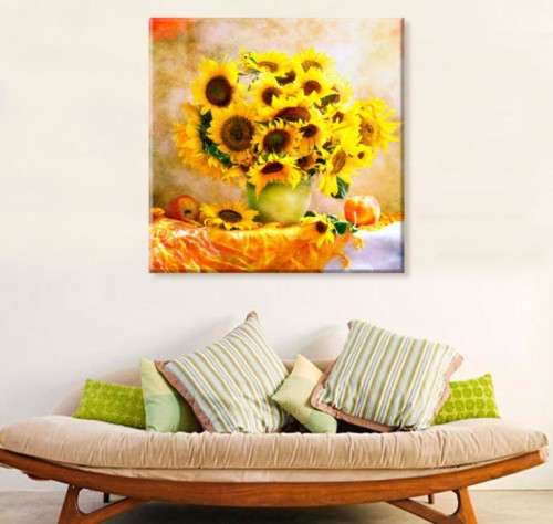 5D DIY DIAMOND PAINTING - SUNFLOWER 40 X 40 CM