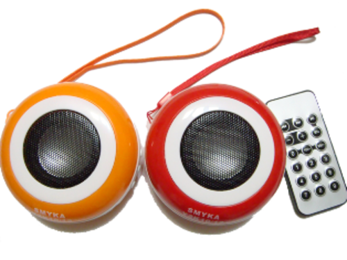 Round Mp3 player speaker