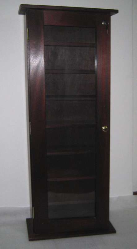 CD-DVD Combo Cabinet Mahogany