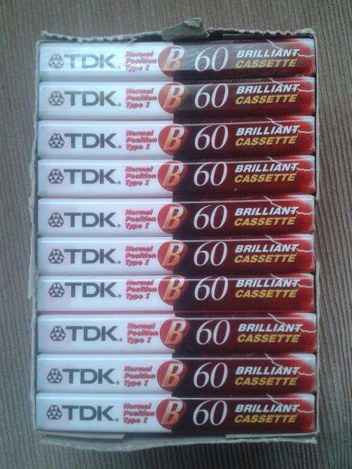 10 pack NEW 60 min TDK Audio Cassette Tapes