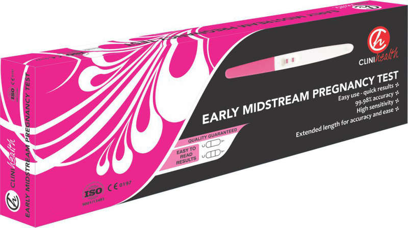 Early Midstream Pregnancy Test  Single