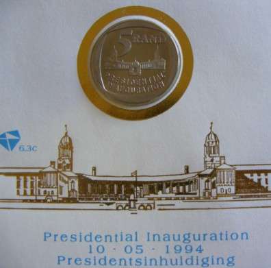 ****WOW LOOK AT THIS 1994 PRESIDENTIAL INAUGURATION FIRST DAY COVER WITH STEPS AND CLOSED DOORS!!!!!