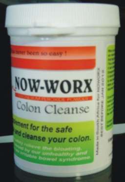Nowworx Colon Cleanse, no more tummy problems...