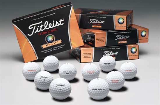 1 dozen free with the purchase of 3 dozen or more personalised Pro V1 or Pro V1x golf