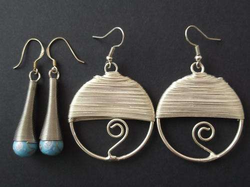 2 X Silver Plated Earrings