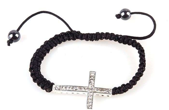 New trend! Macrame knot Cross Bracelet