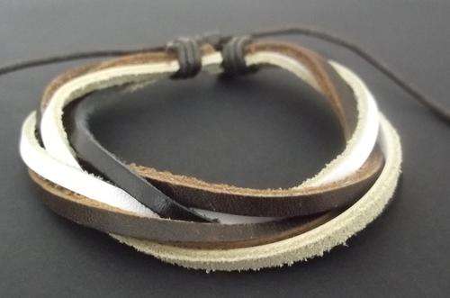 5 STRING LEATHER BRACELET