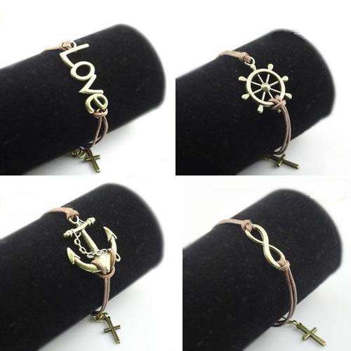 New trend! Flat Charm Bracelet
