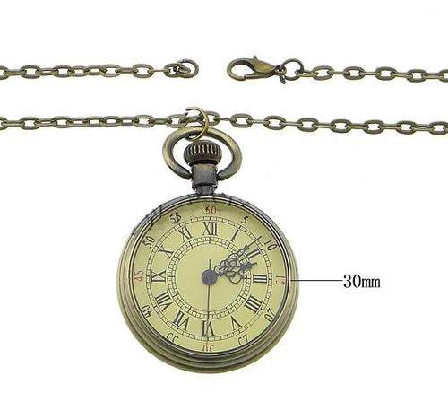 Bronze Watch Necklace
