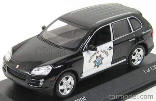 Porsche Cayenne Turbo - California Highway Patrol - 2007 - Black / White - L.E. 1200 pcs.