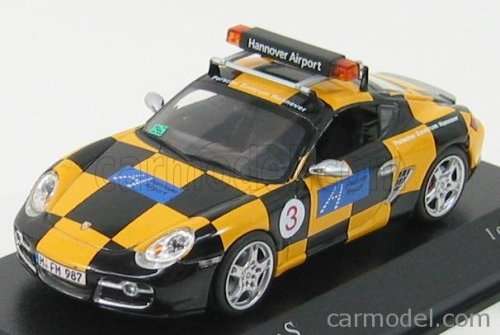 Porsche Cayman S - 2007 - `Follow Me` Hannover Airport - Black and Yellow - Ltd to 1200 pcs